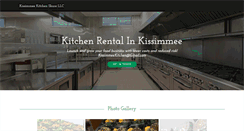 Desktop Screenshot of kissimmeekitchenshare.com