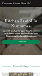Mobile Screenshot of kissimmeekitchenshare.com