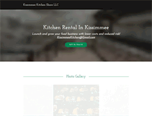 Tablet Screenshot of kissimmeekitchenshare.com